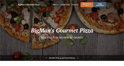 Desktop Screenshot of bigmanspizza.ca